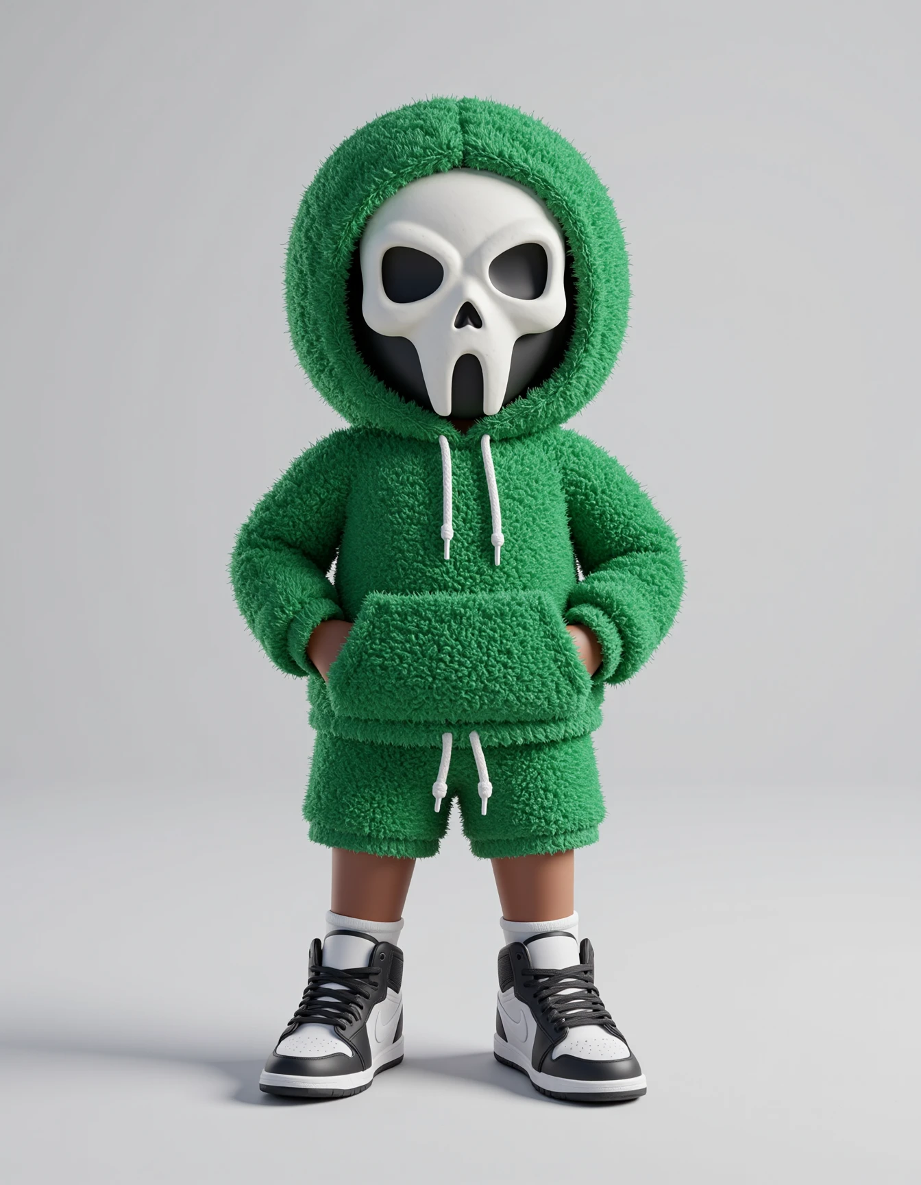 DrBaph cannabis skull 3D render digital art