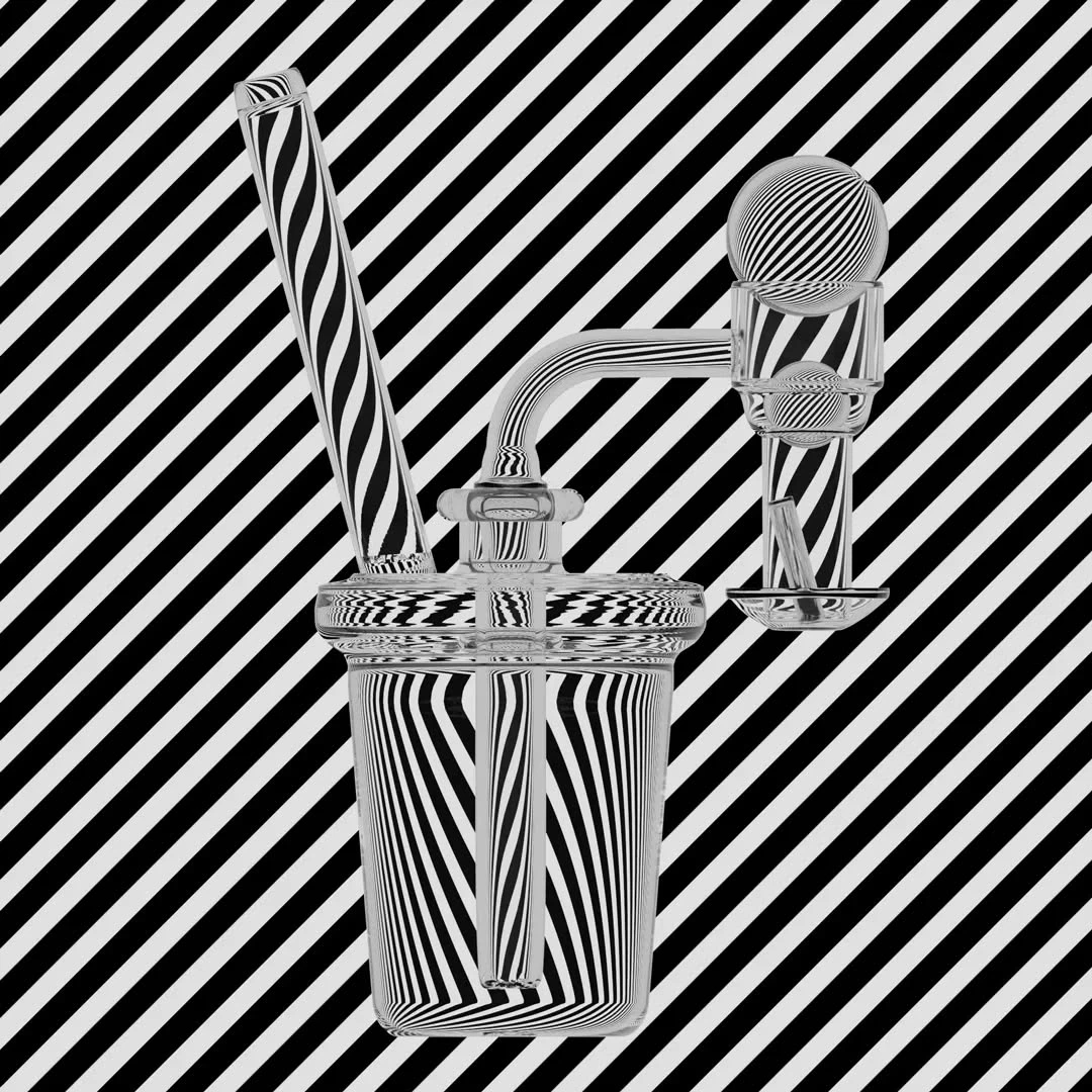 DrBaph canna art digital rosin piece