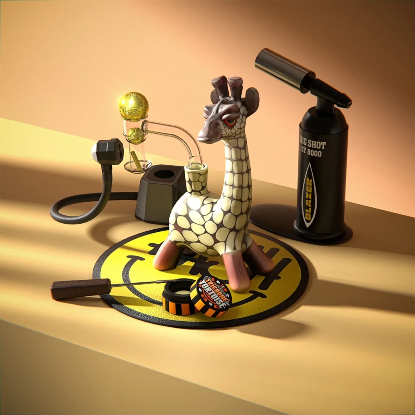 DrBaph cannabis art digital sculpture