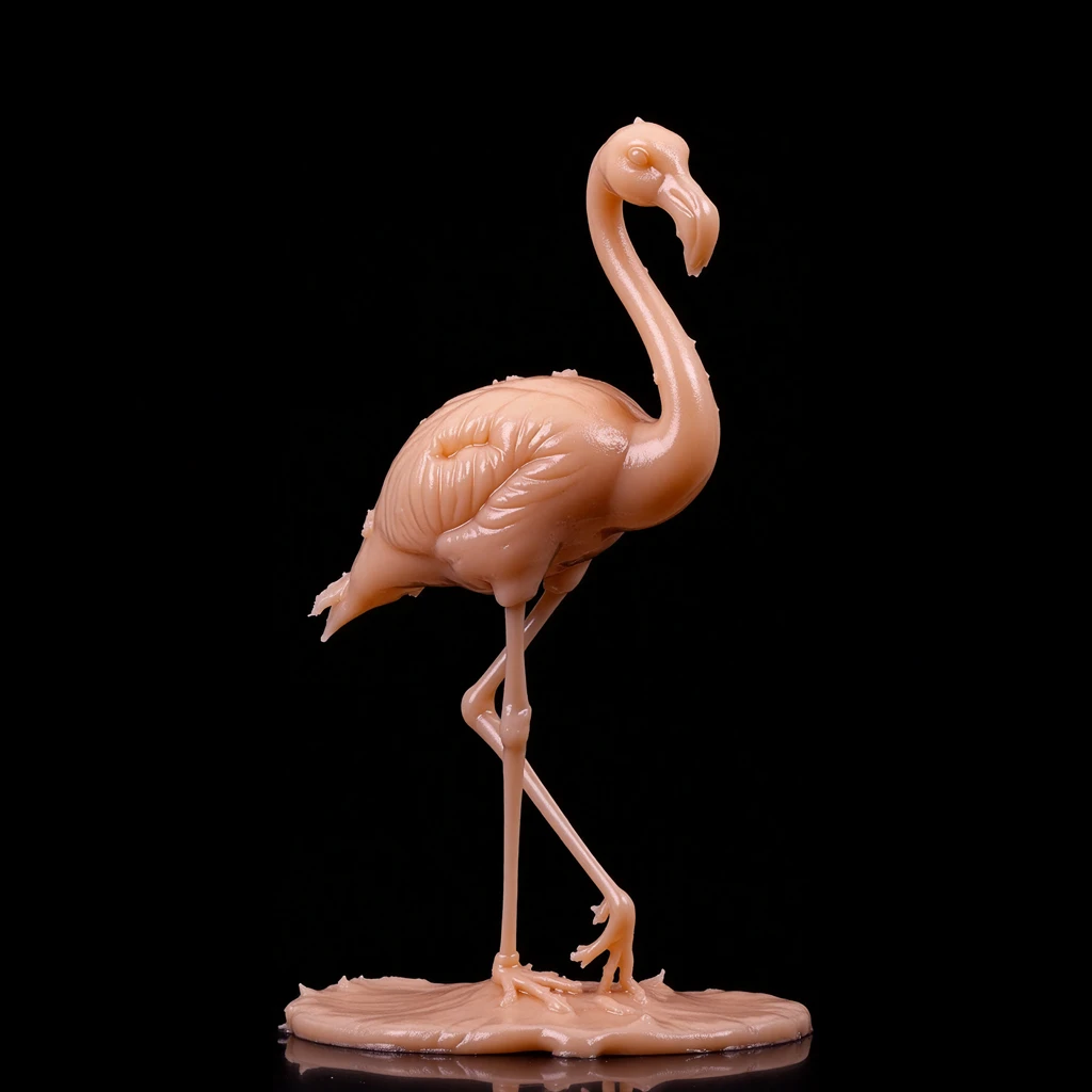 DrBaph flamingo digital rosin art